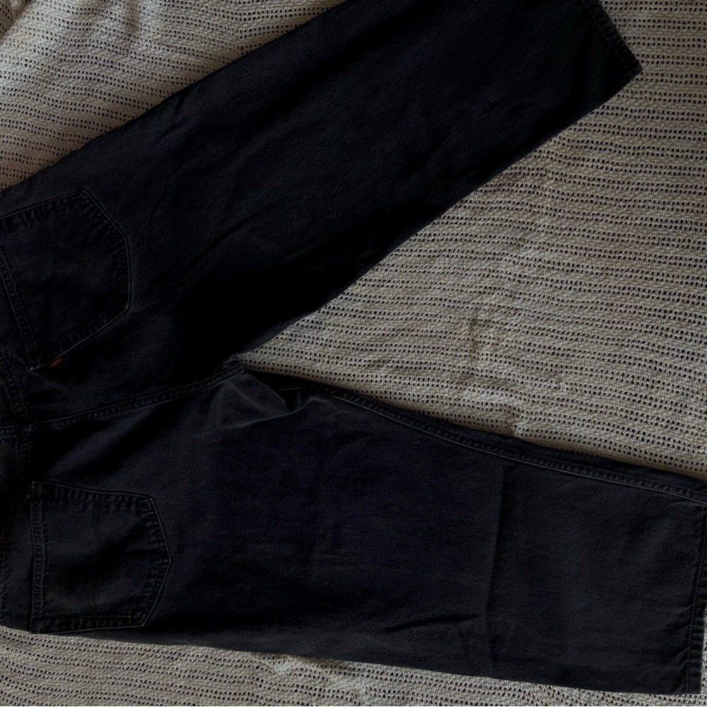 Levi's 550 Men's Relaxed Fit Black Jeans - Picture 3 of 8